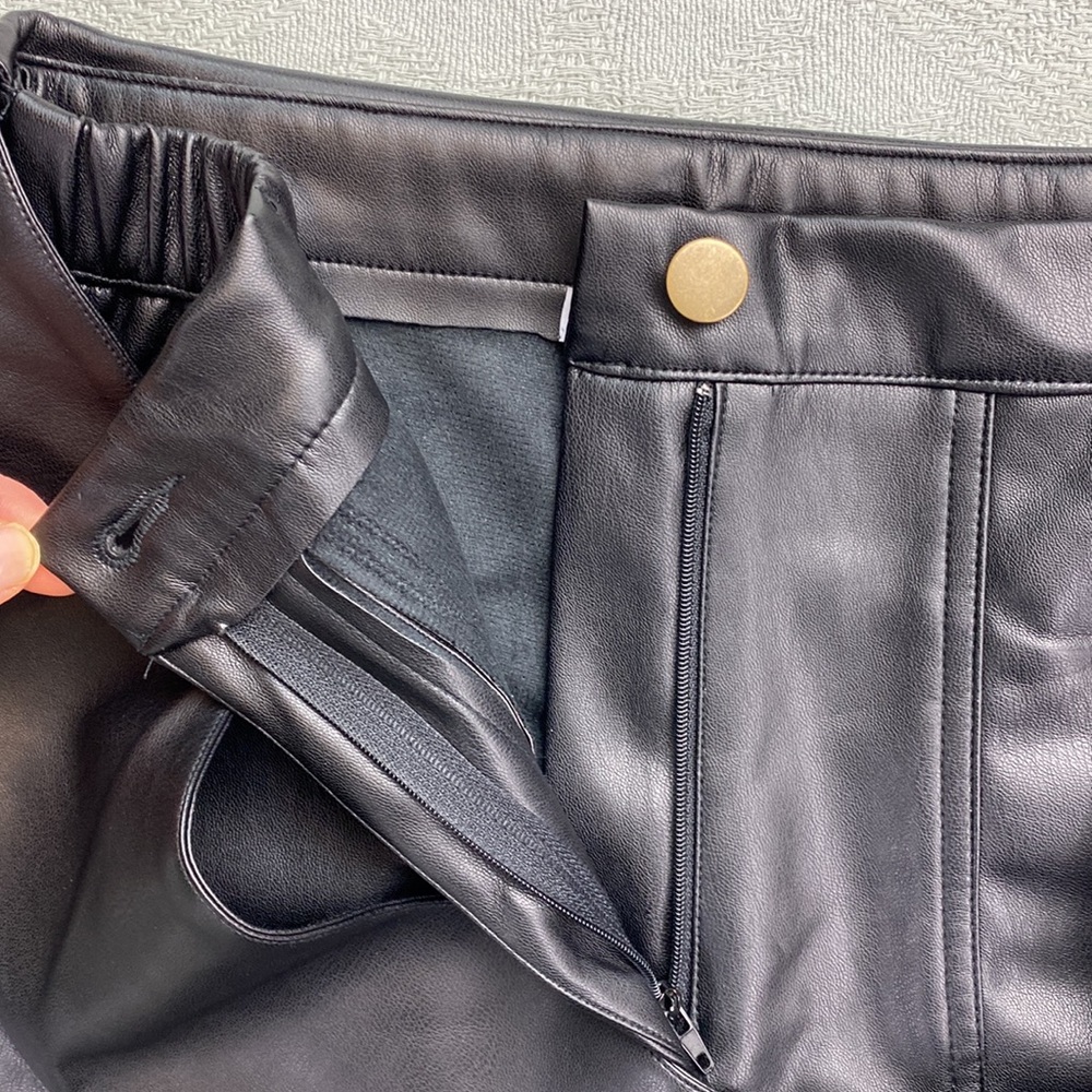 NWT Young Fabulous & Broke Faux leather pants - Picture 3 of 12